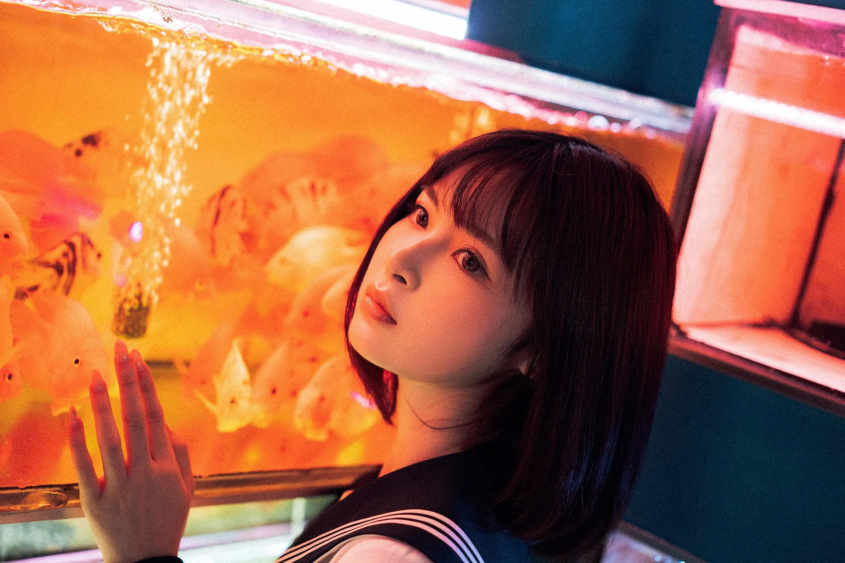 河豚抚子 – NO.11 金鱼jk [25P]插图5
